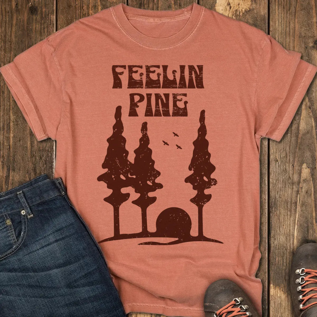 Feelin Pine Tee - Yam