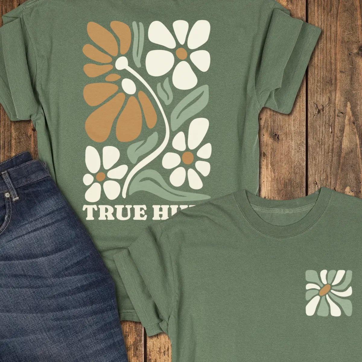 Field Noise Tee - Moss