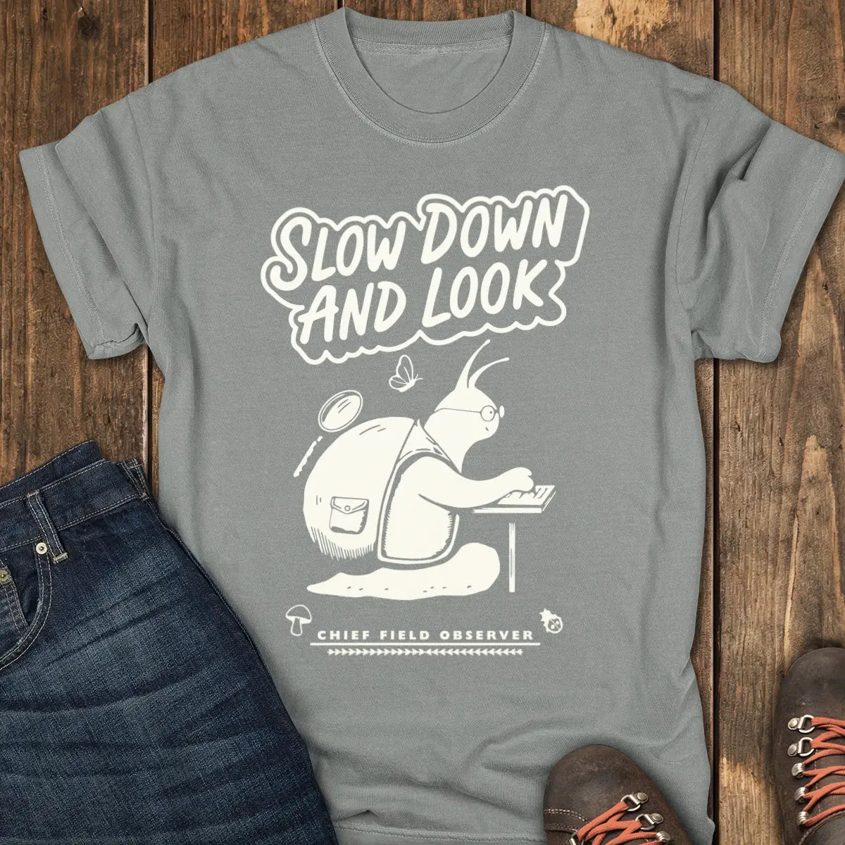 Field Observer Tee - Grey