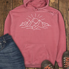 First Light Hoodie - Crimson