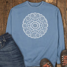 Floral Spirit Sweatshirt - Blue Jean