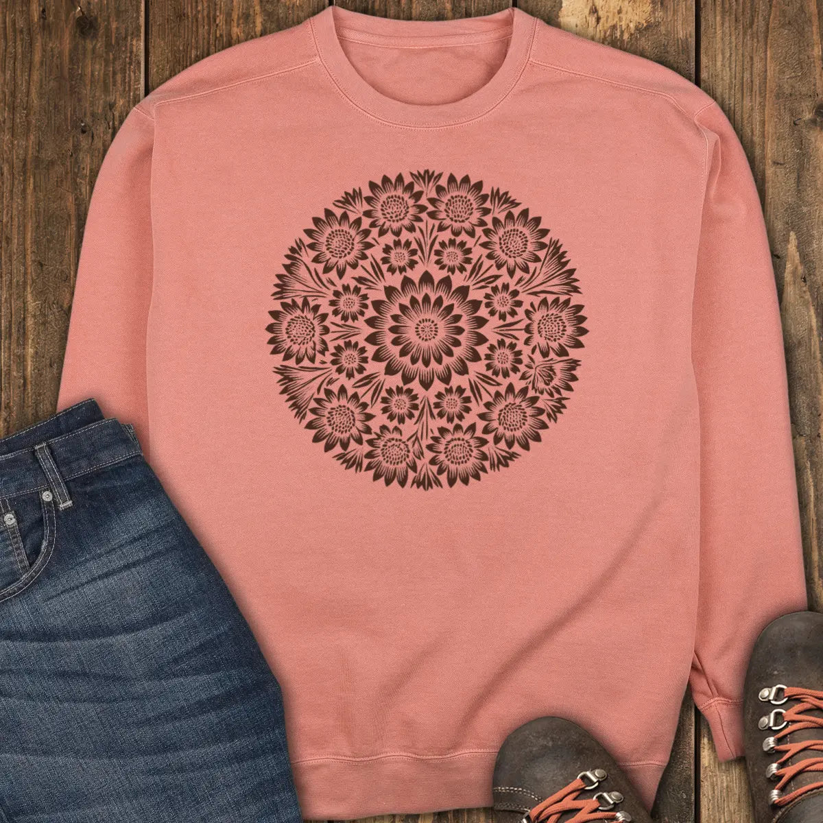Floral Spirit Sweatshirt - Terracotta