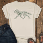Forest-Born Wolf Tee - Ivory