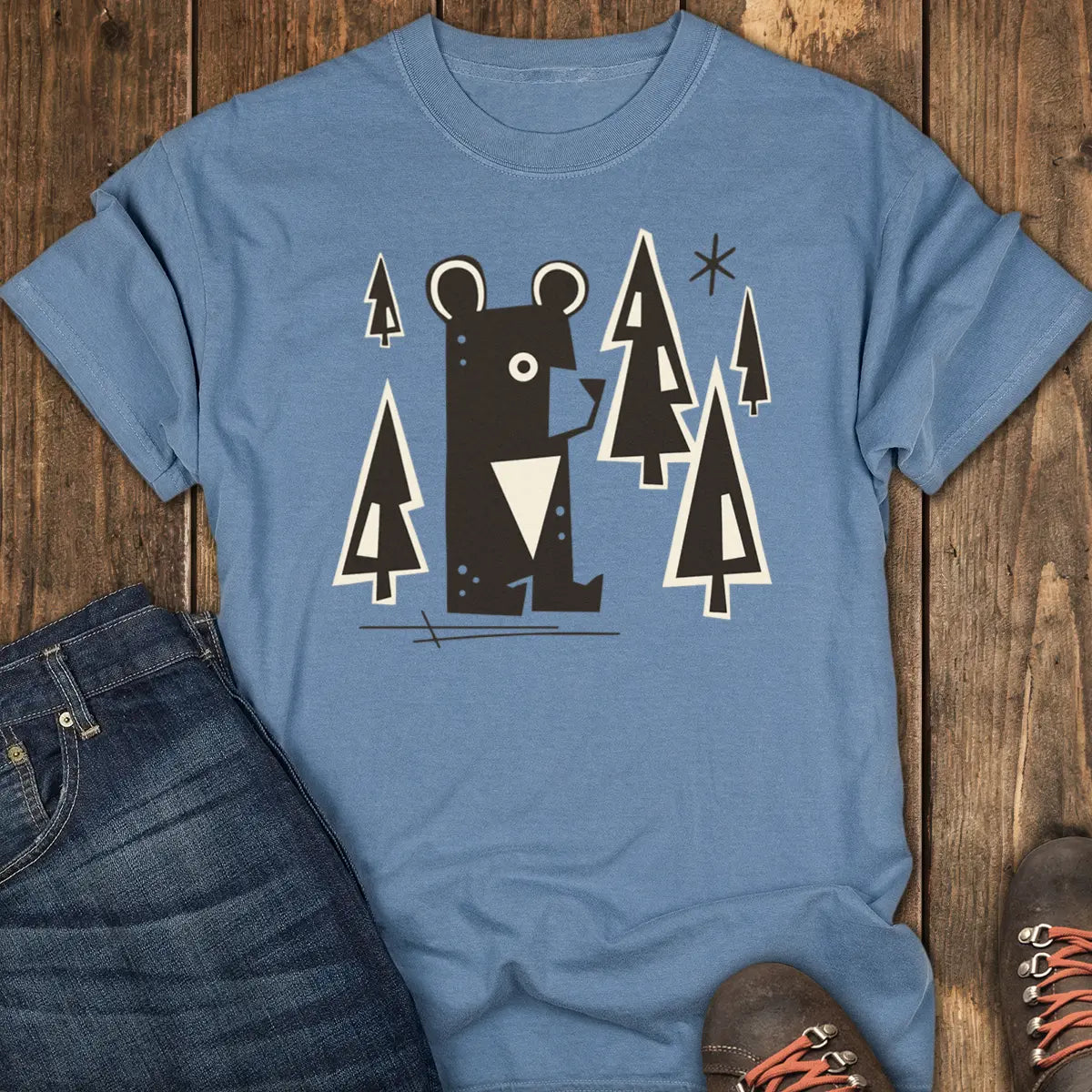 Forest Dweller Tee - Blue Jean