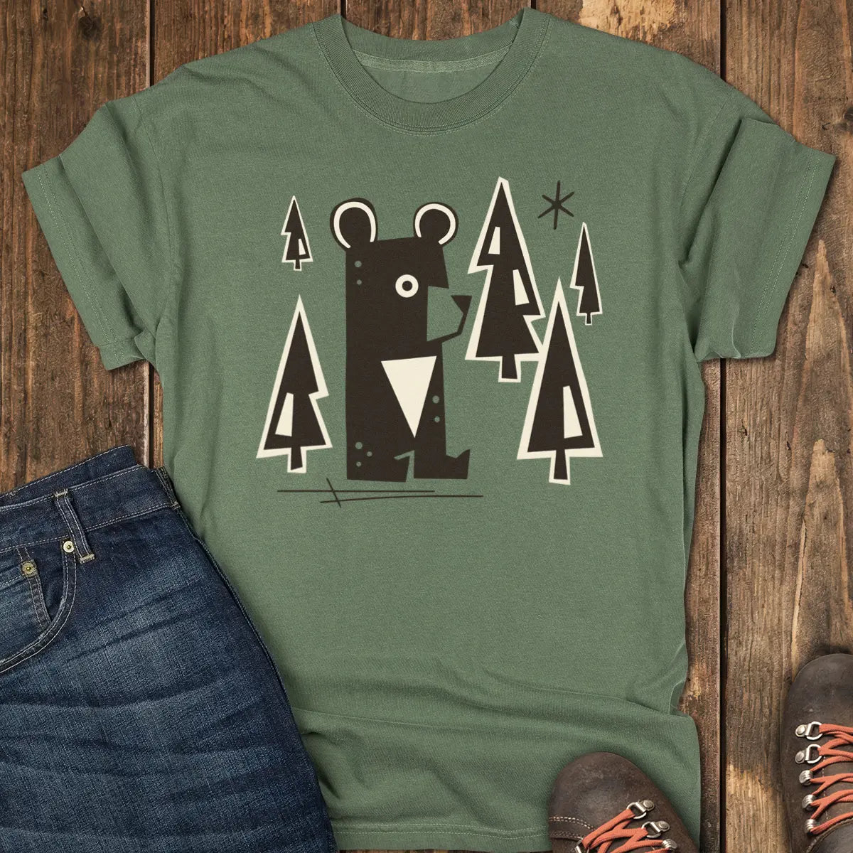 Forest Dweller Tee - Moss