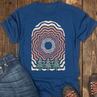 Forest Echo Tee - Navy