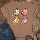 Four Feather Friends Tee - Espresso
