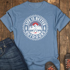 Fresh Air Tee - Blue Jean