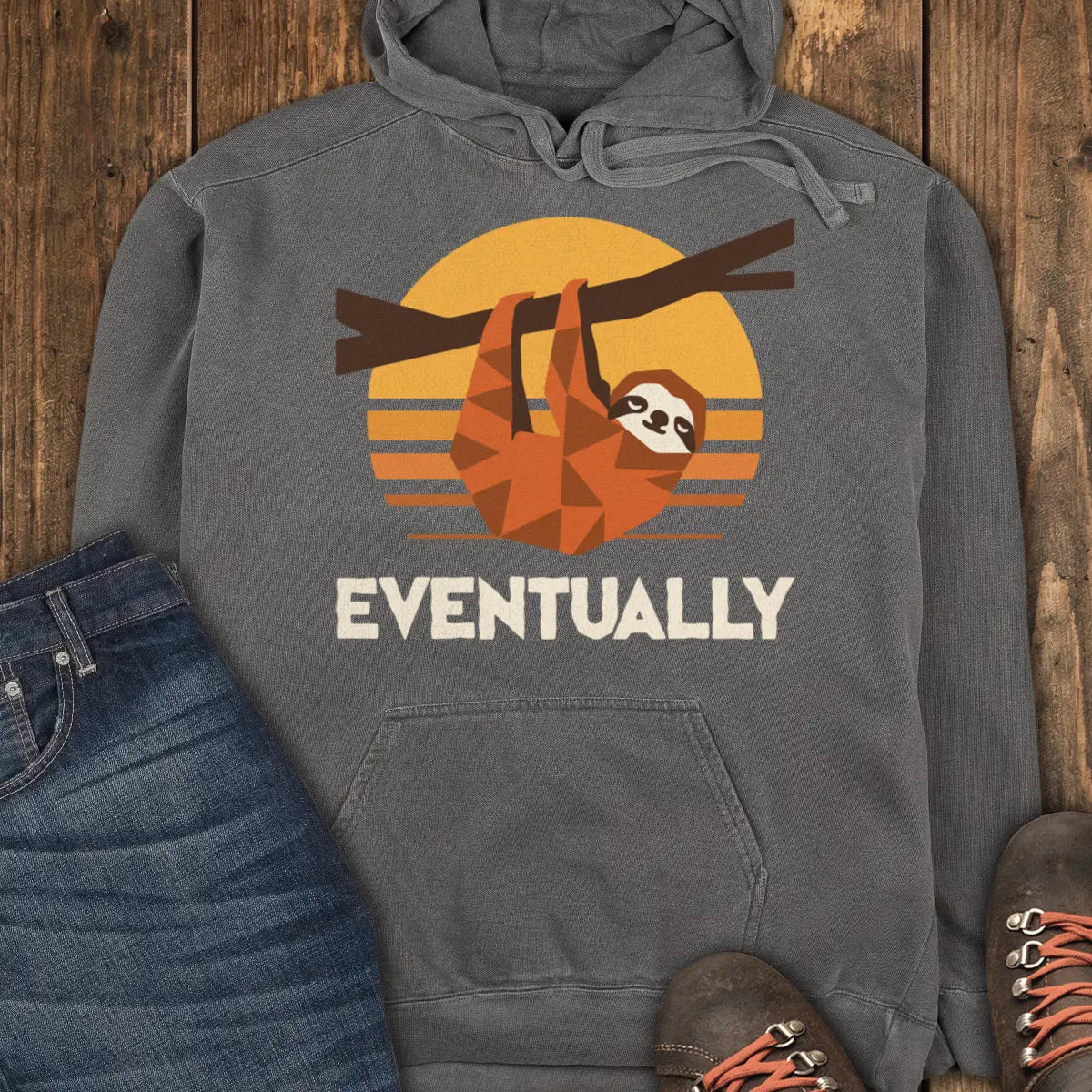 Getting There Hoodie - Pepper