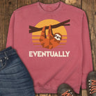 Getting There Sweatshirt - Crimson