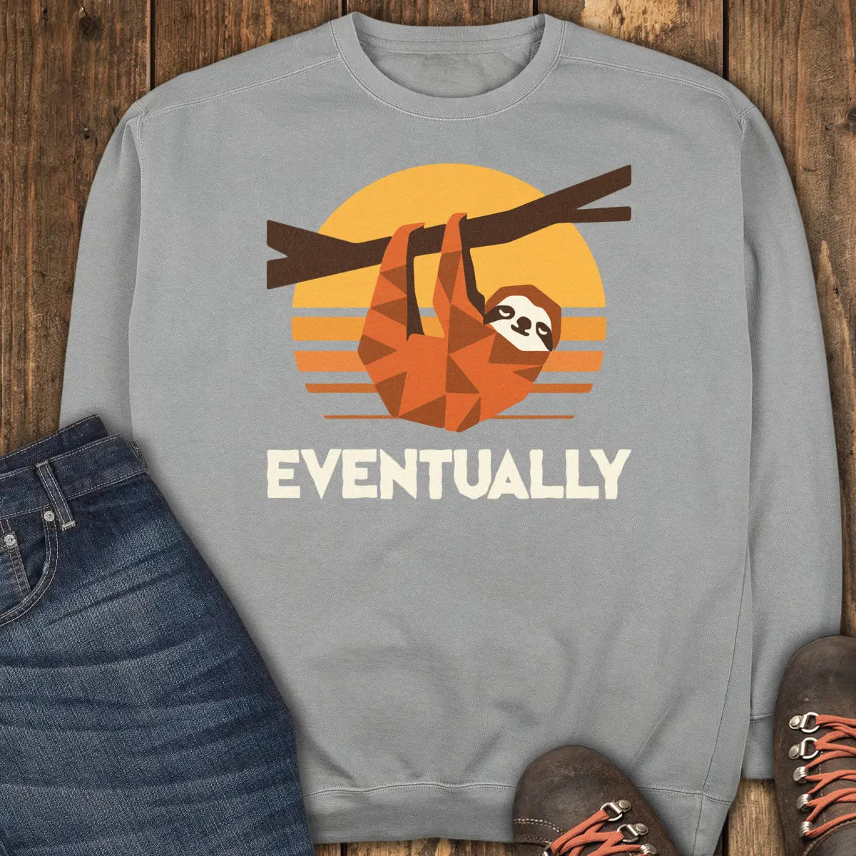 Getting There Sweatshirt - Grey