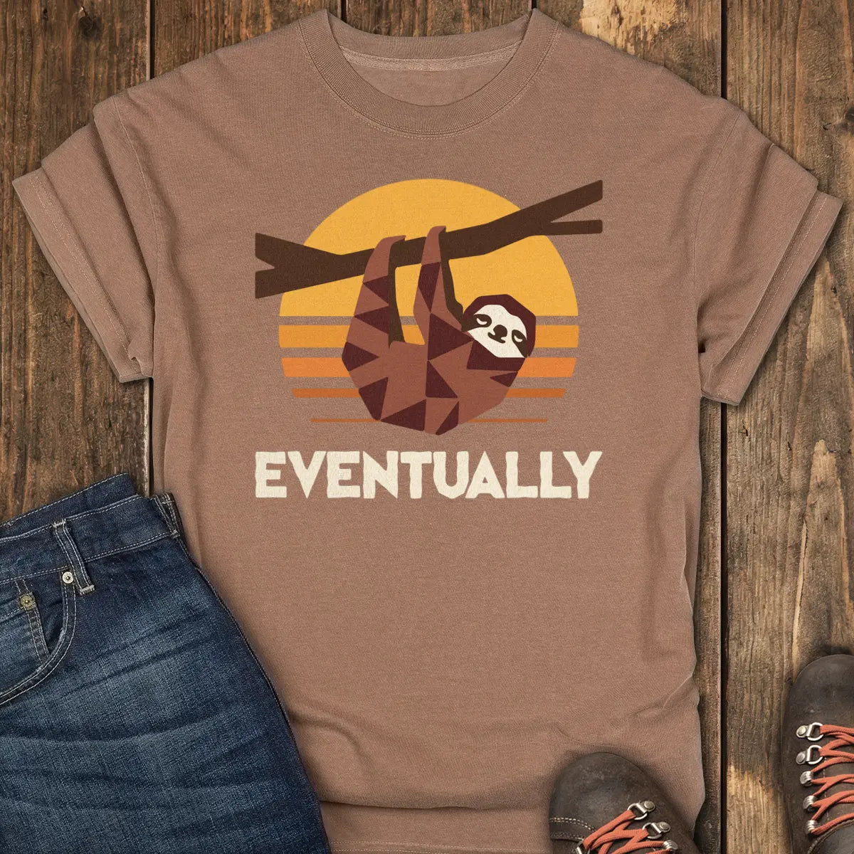 Getting There Tee - Espresso