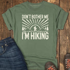 Go Away I'm Hiking Tee - Moss