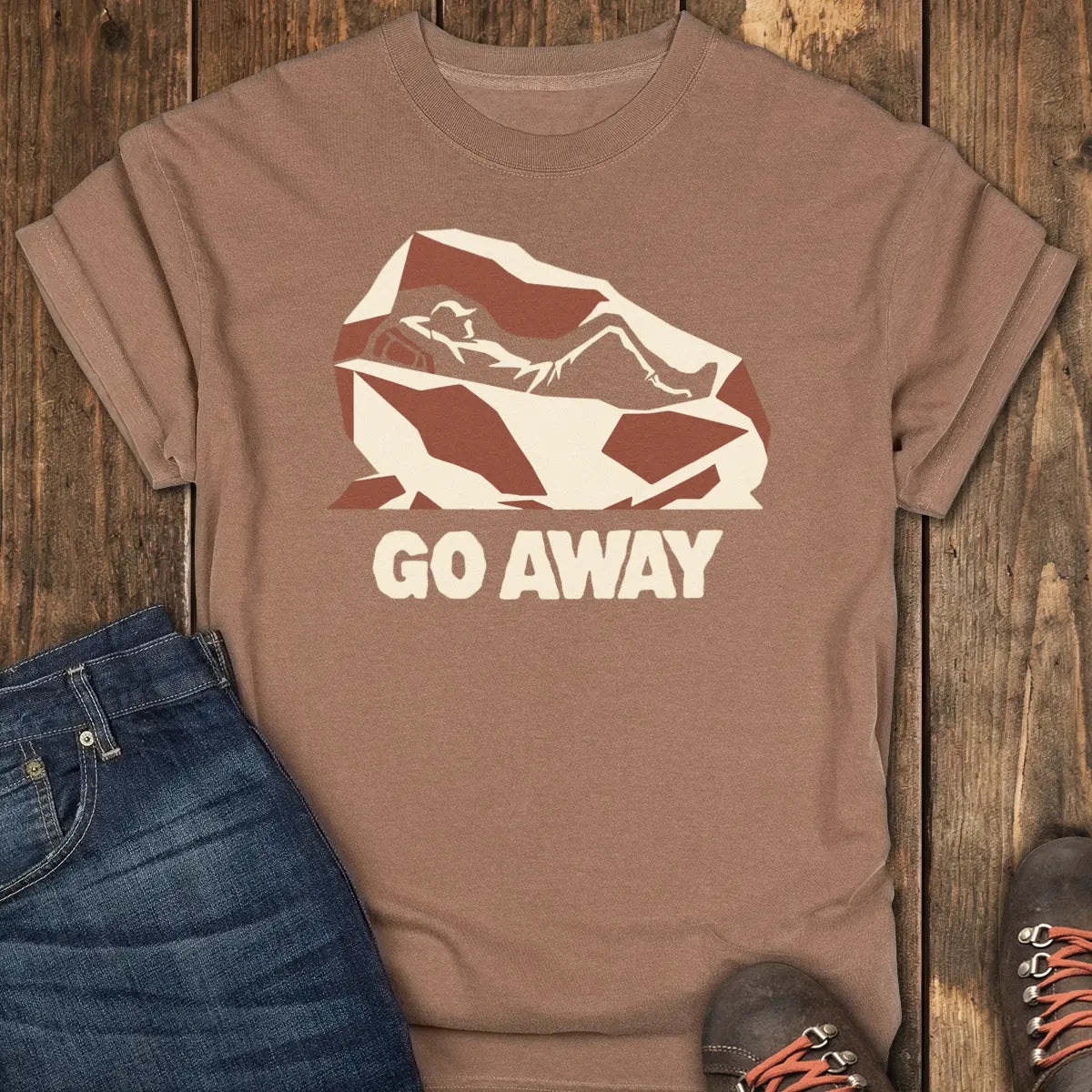Go Away Tee - Espresso