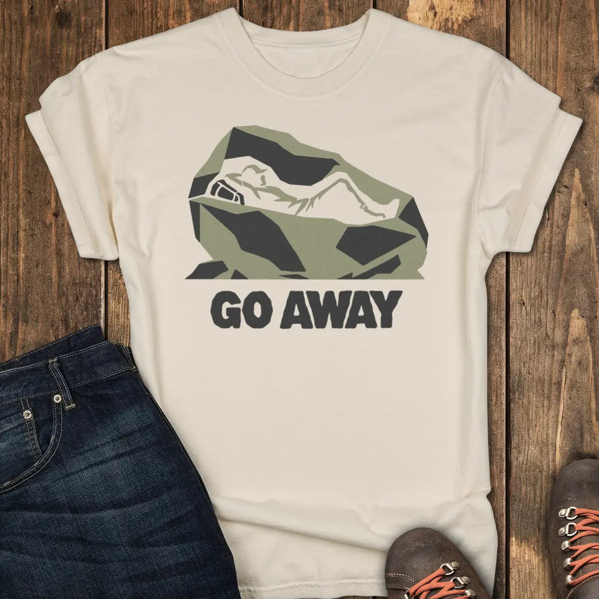 Go Away Tee - Ivory