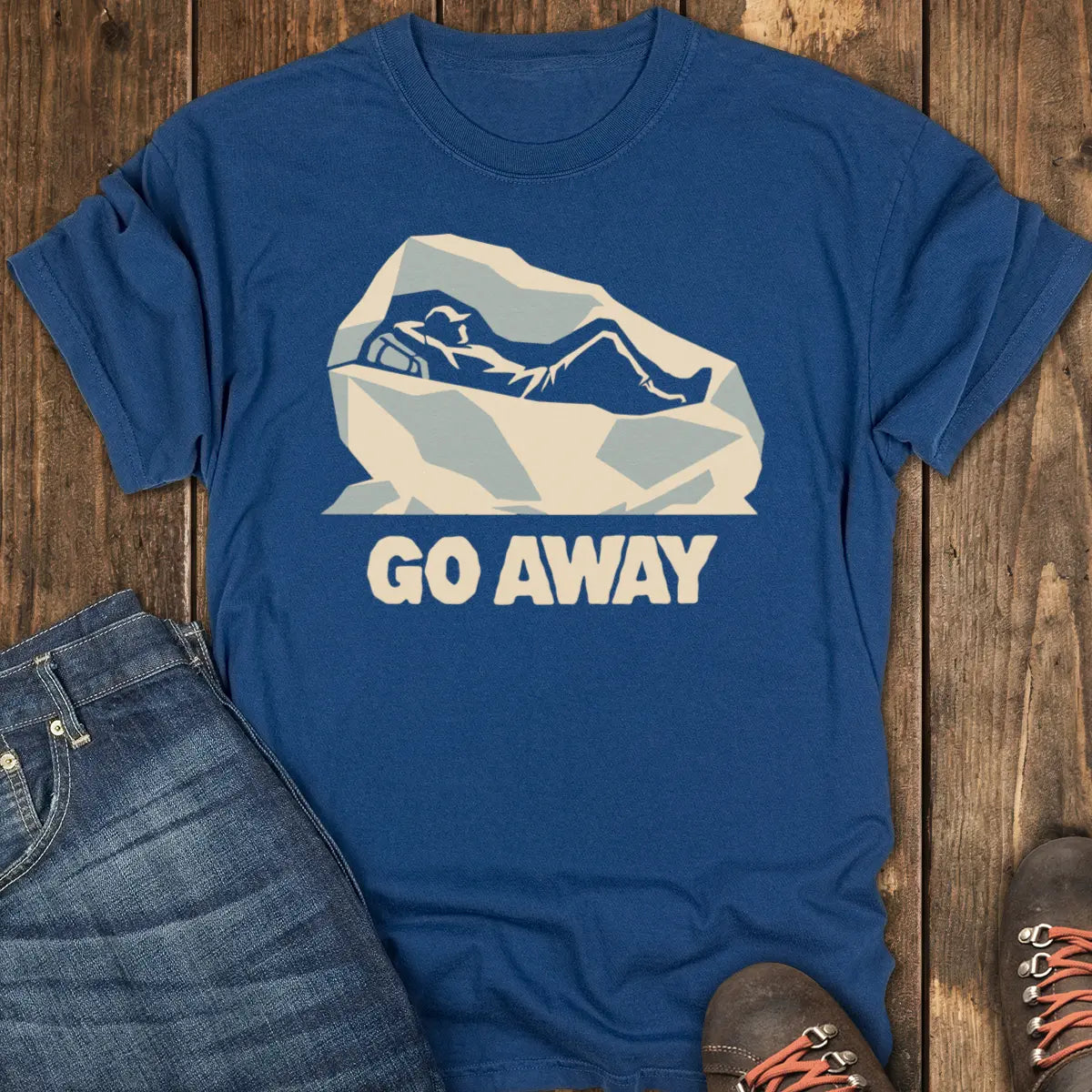 Go Away Tee - Navy