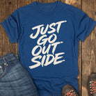 Go Outside Already Tee - Navy
