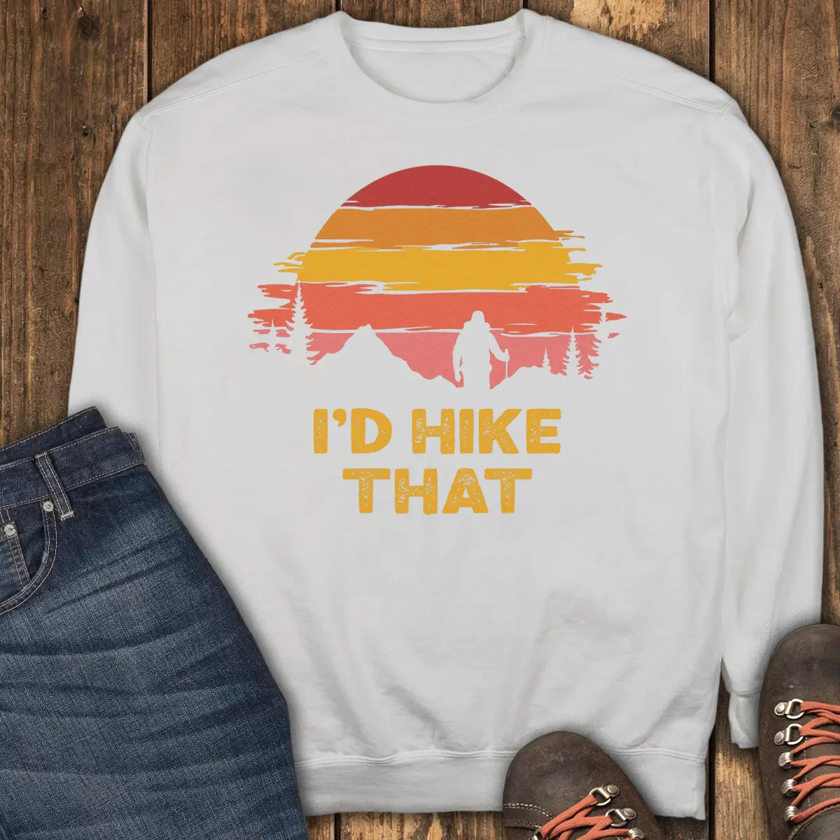 Golden Hour Sweatshirt - White