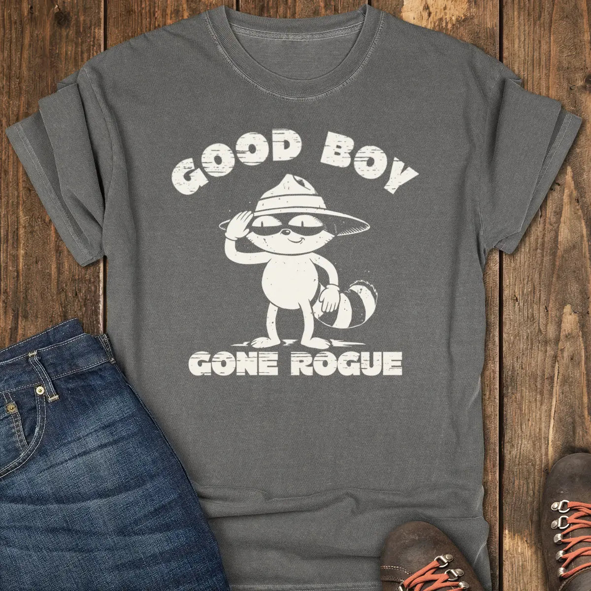 Good Boy Gone Rogue Tee - Pepper