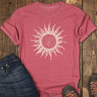 Grayscale Wanderer Tee - Crimson