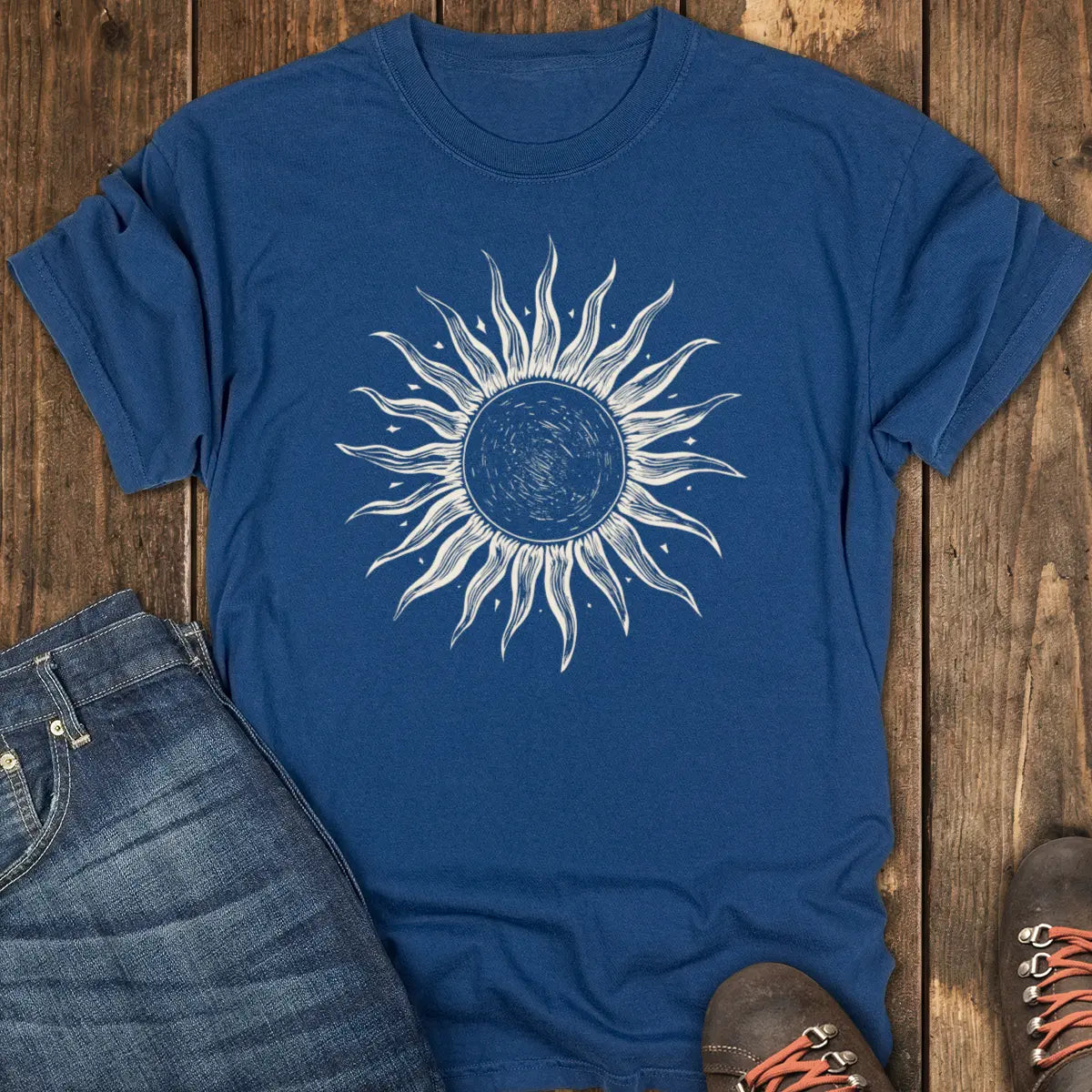 Grayscale Wanderer Tee - Navy