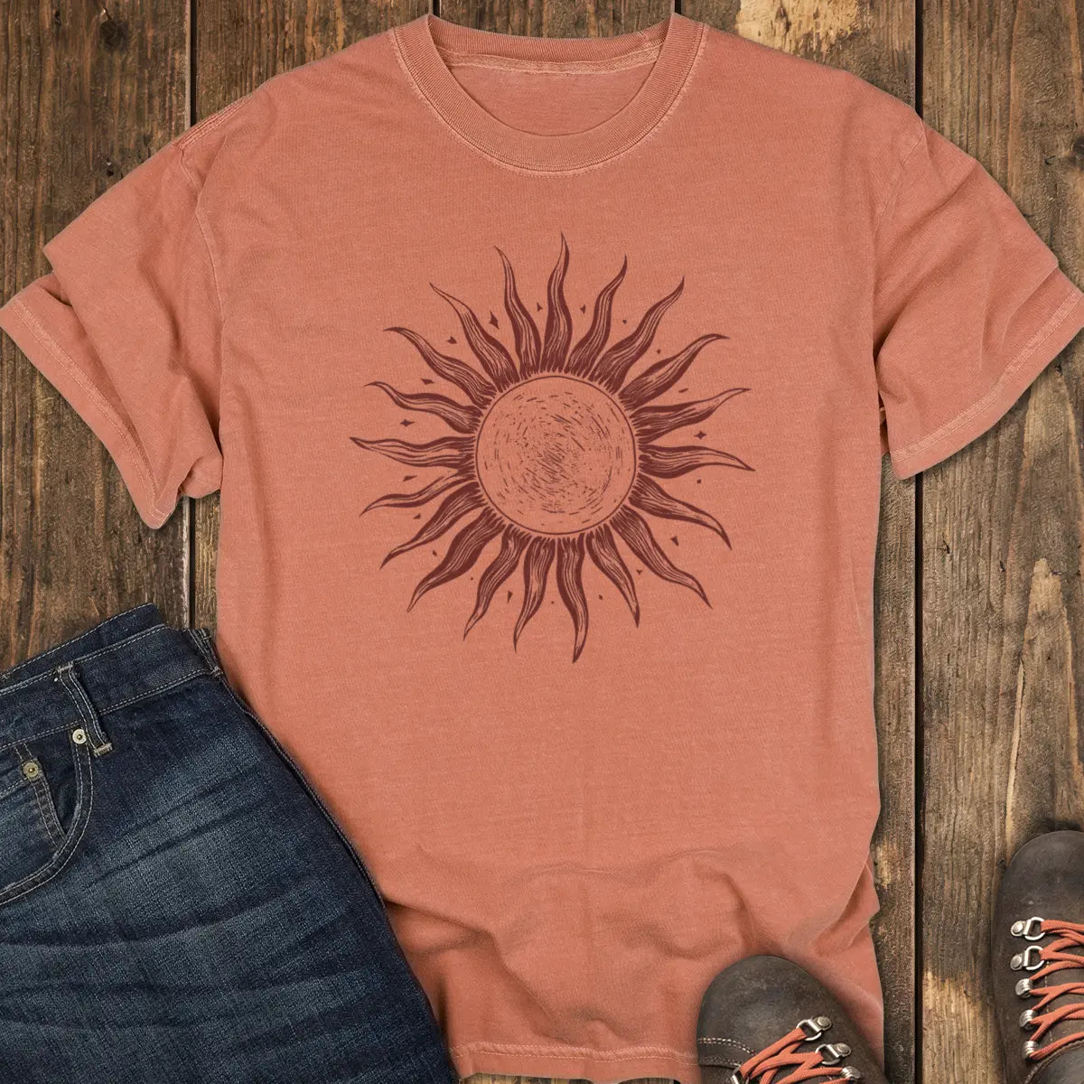Grayscale Wanderer Tee - Yam