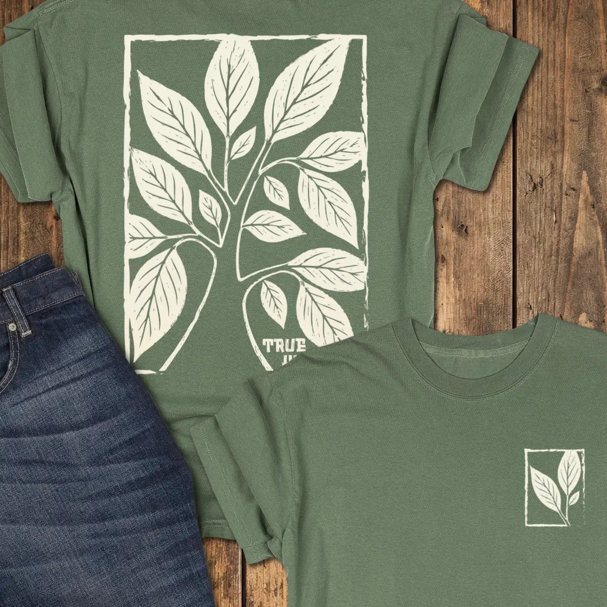 Ground Level Tee - Moss