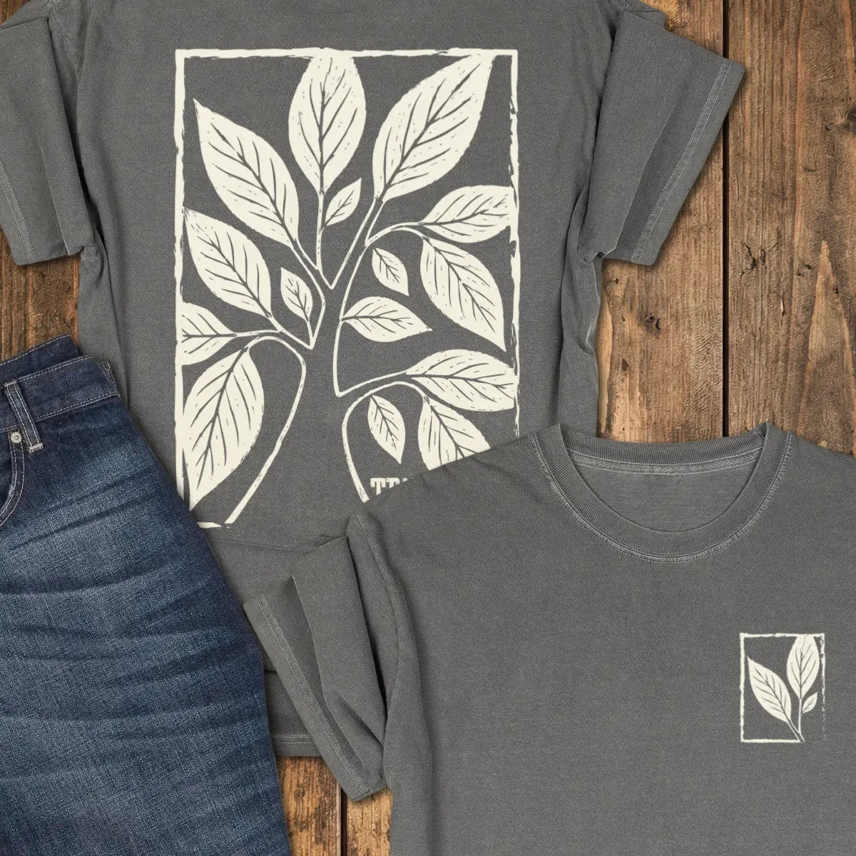 Ground Level Tee - Pepper