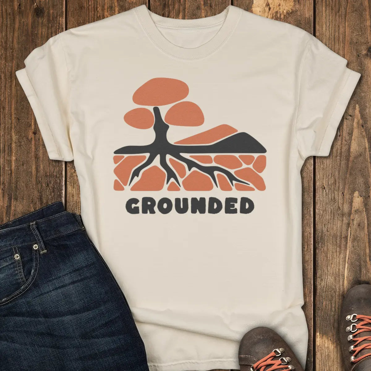 Grounded Tee - Ivory