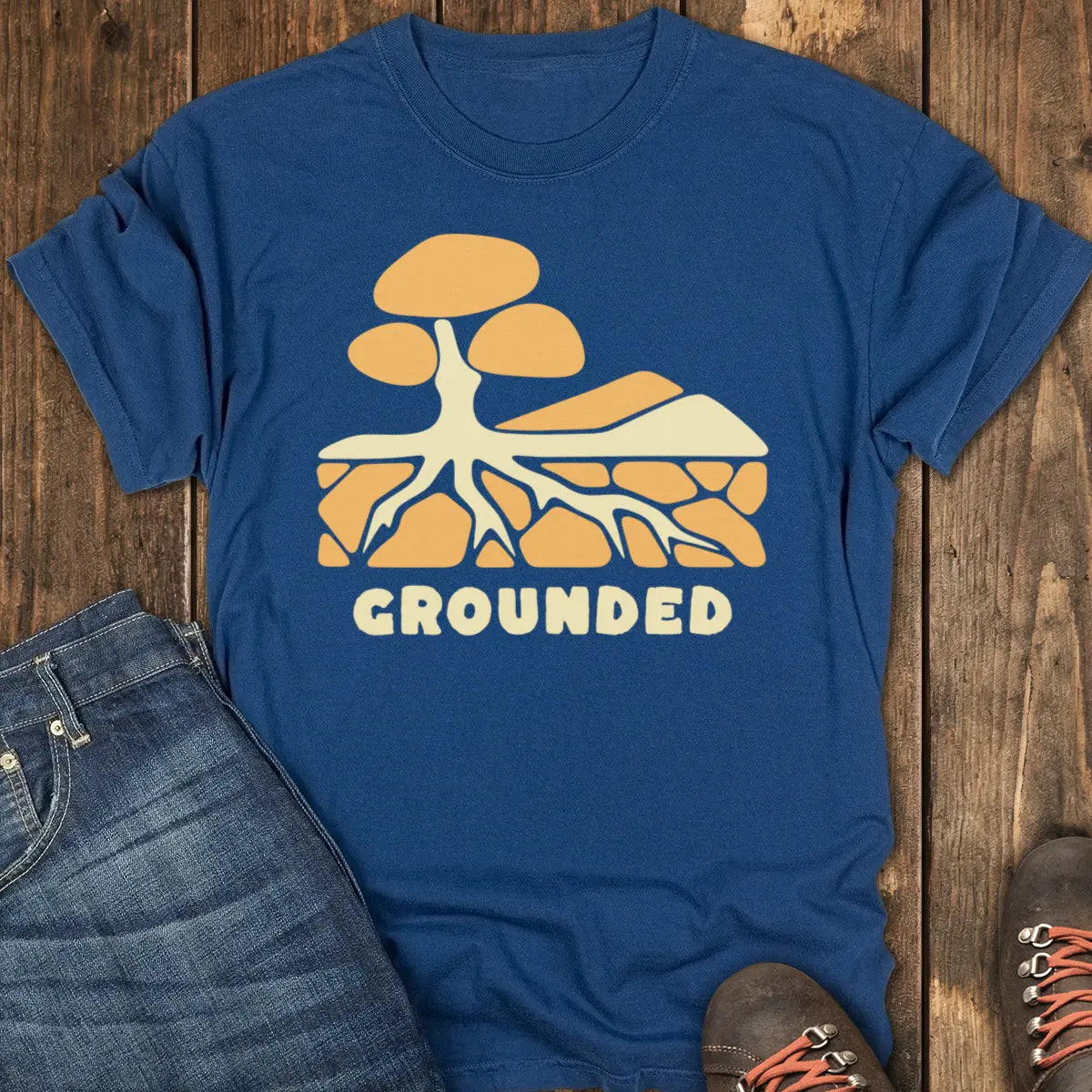 Grounded Tee - Navy