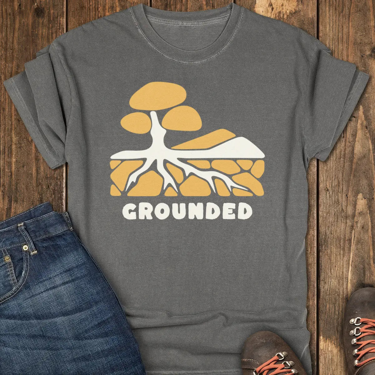 Grounded Tee - Pepper