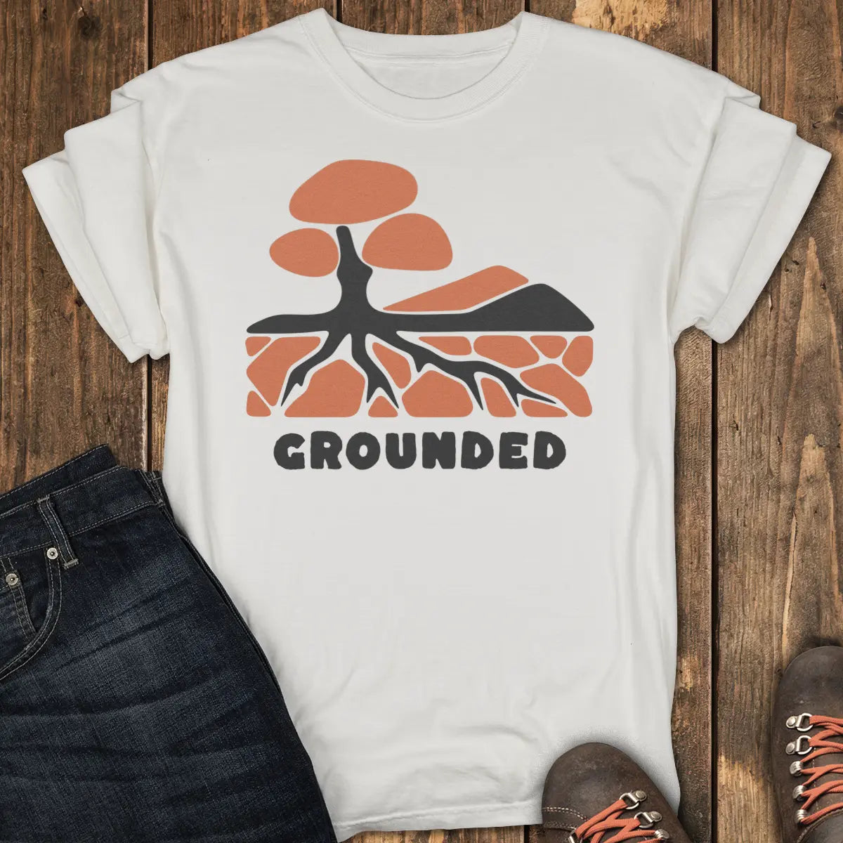 Grounded Tee - White