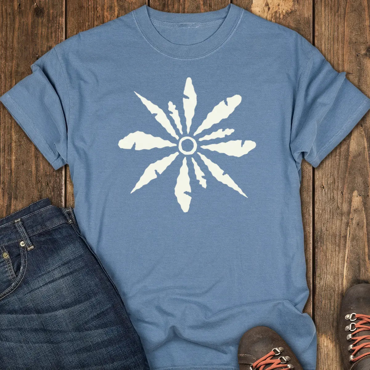 Half-Day Sun Tee - Blue Jean