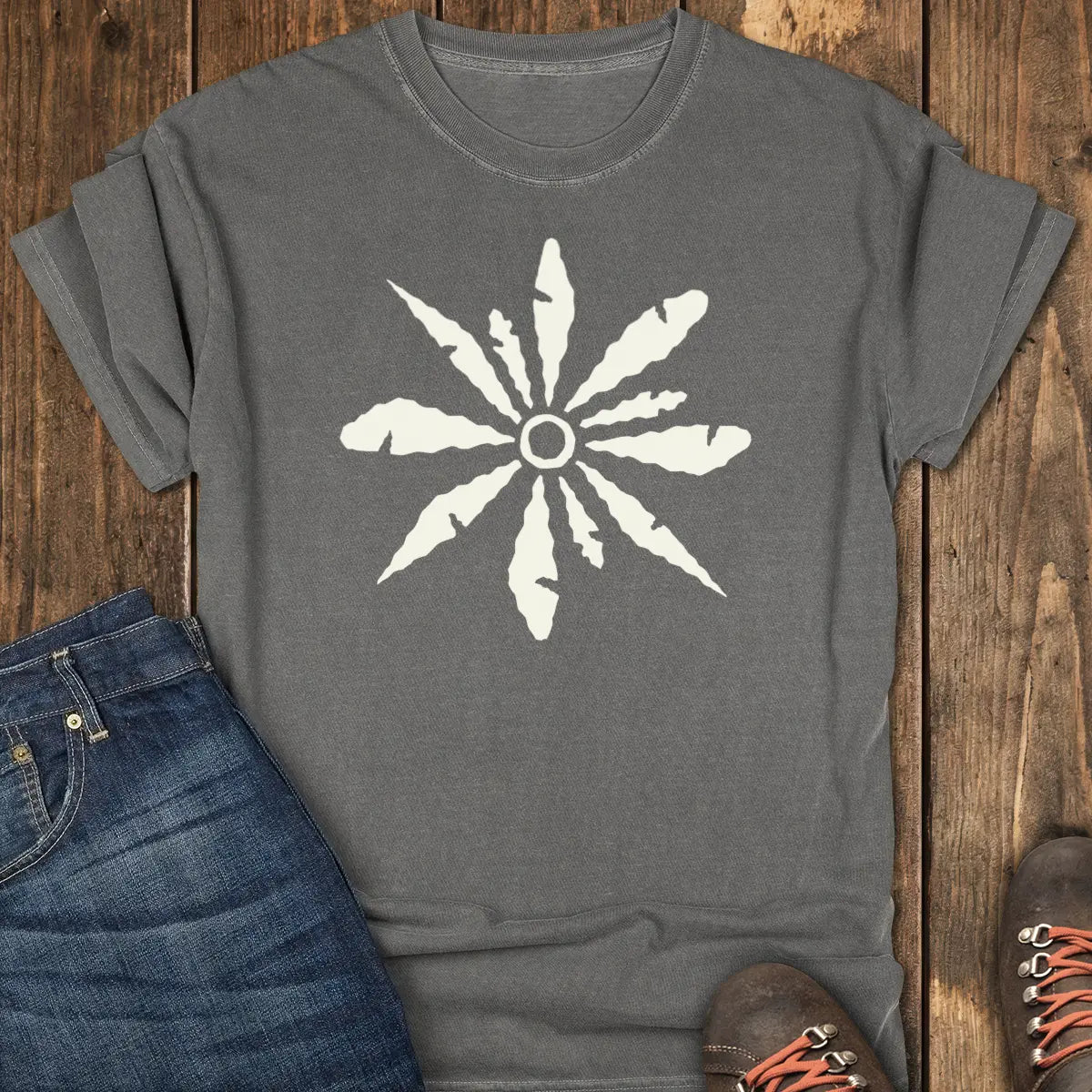 Half-Day Sun Tee - Pepper