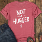 Hands Off Tee - Crimson