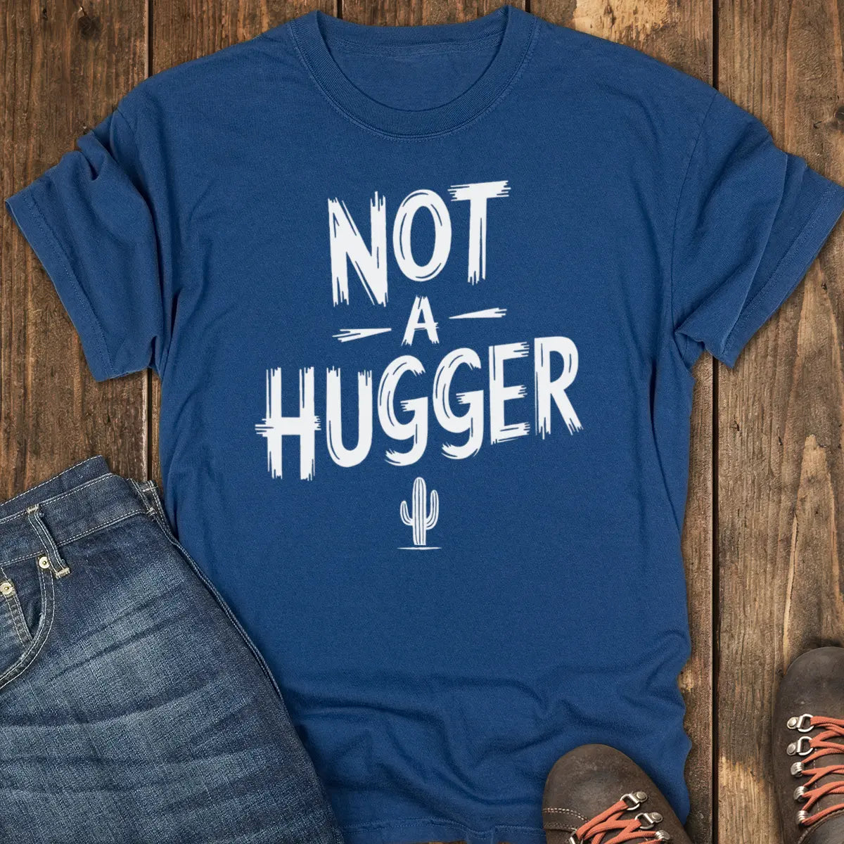 Hands Off Tee - Navy