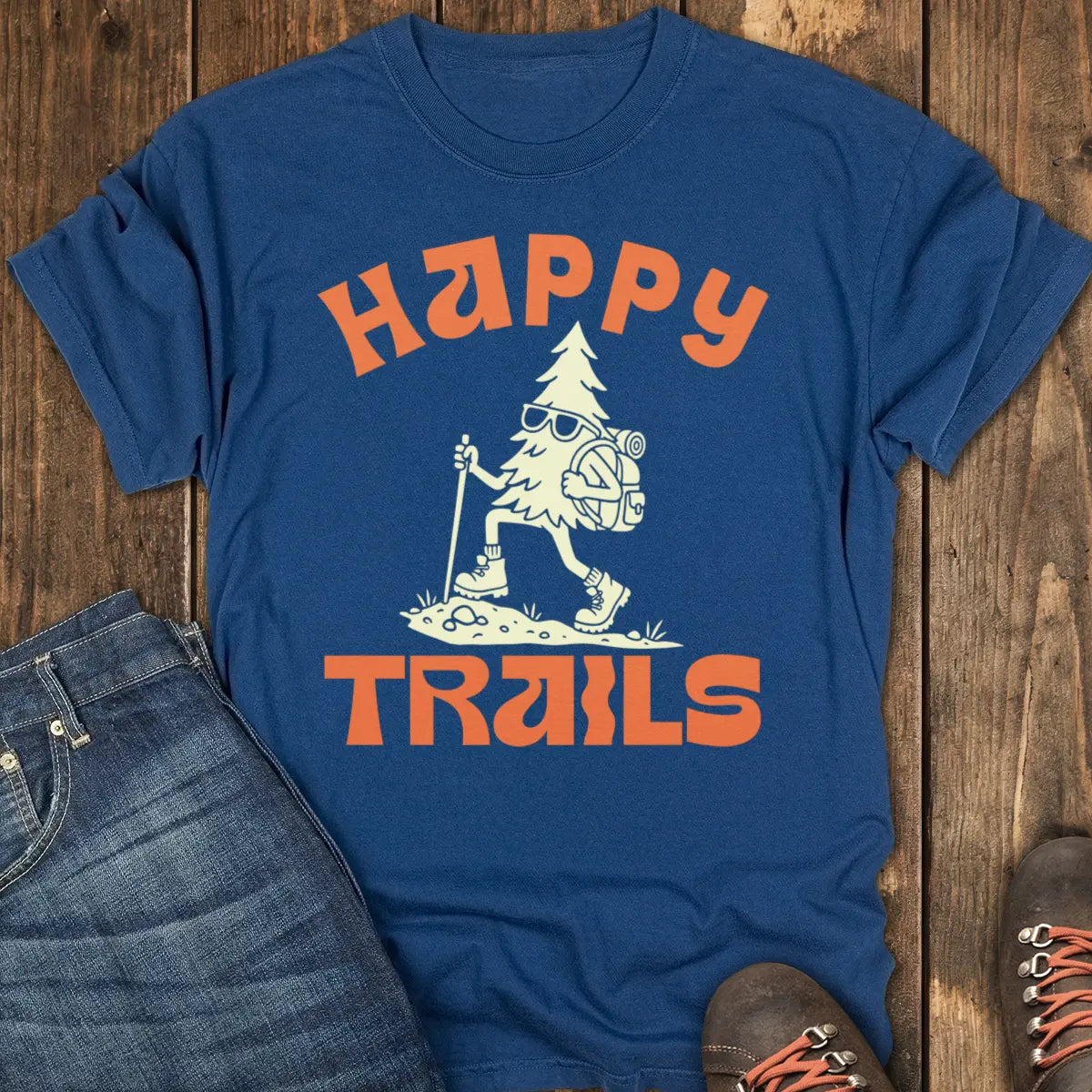 Happy Trails Tee - Navy