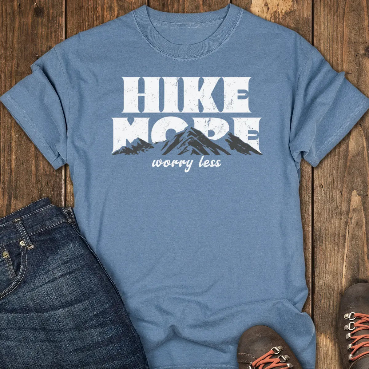 Hard Reset Tee - Blue Jean