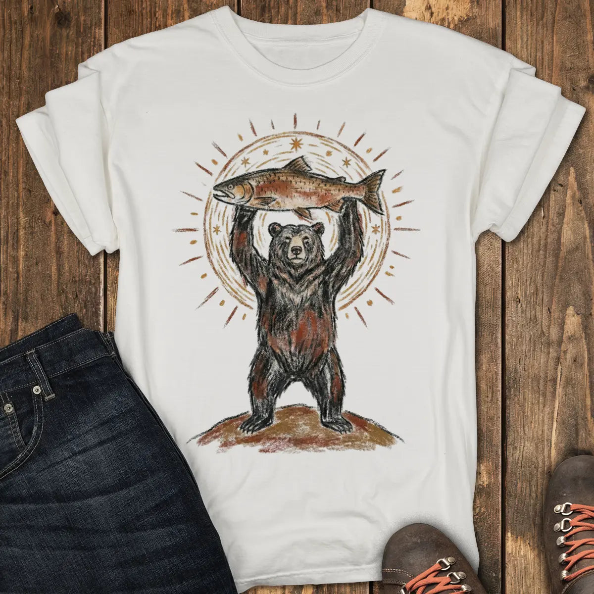 Hard Won Tee - White
