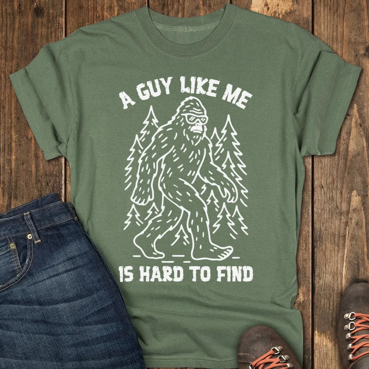 Hard to Find Tee - Moss