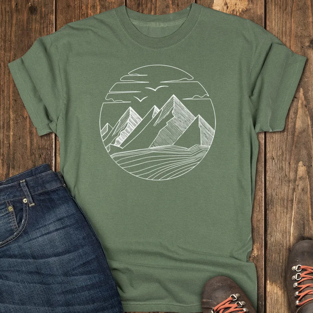 Harmony Tee - Moss