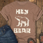 Hey Bear Tee - Espresso