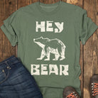 Hey Bear Tee - Moss