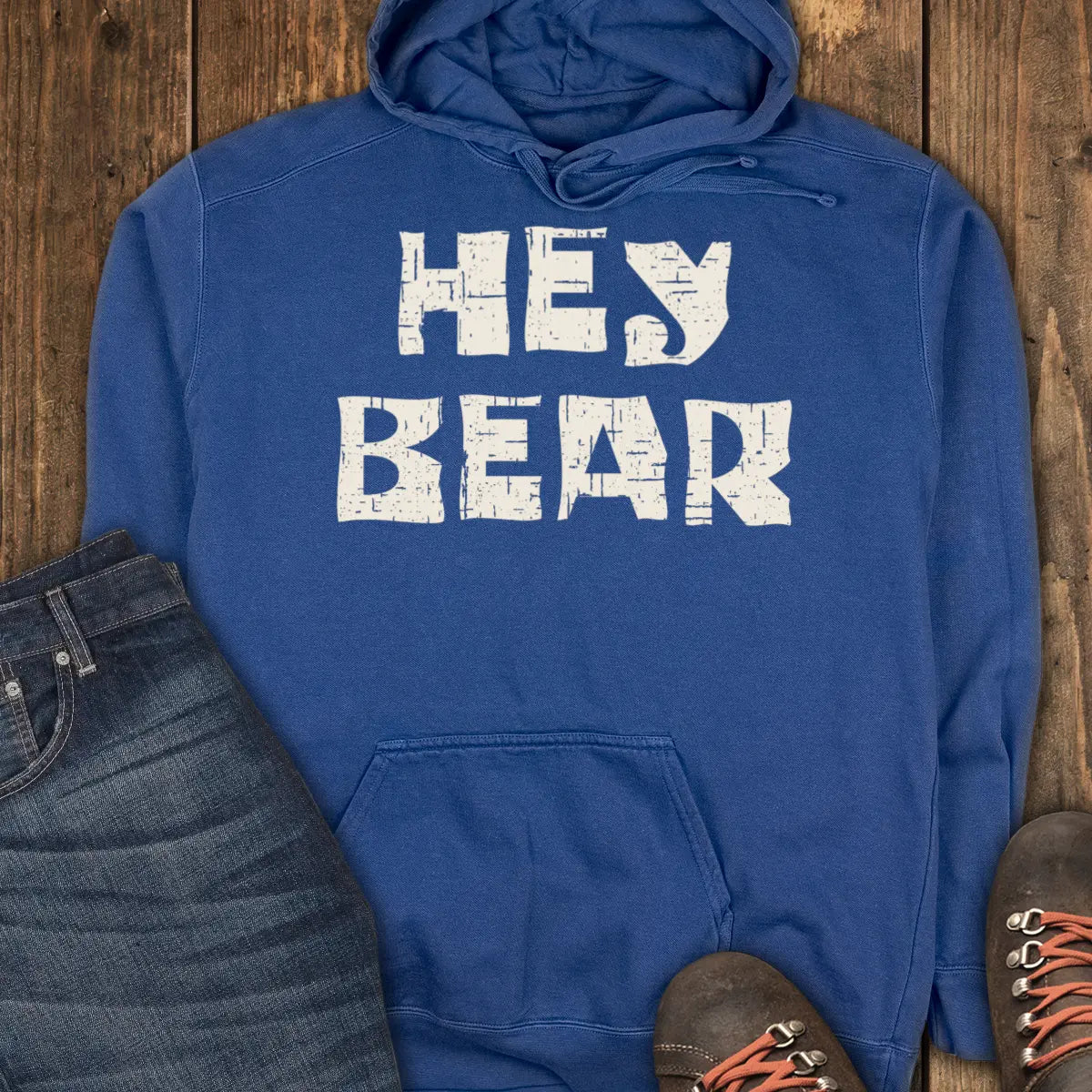 Hey Bear Hoodie - True Navy
