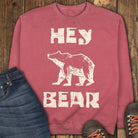 Hey Bear Sweatshirt - Crimson