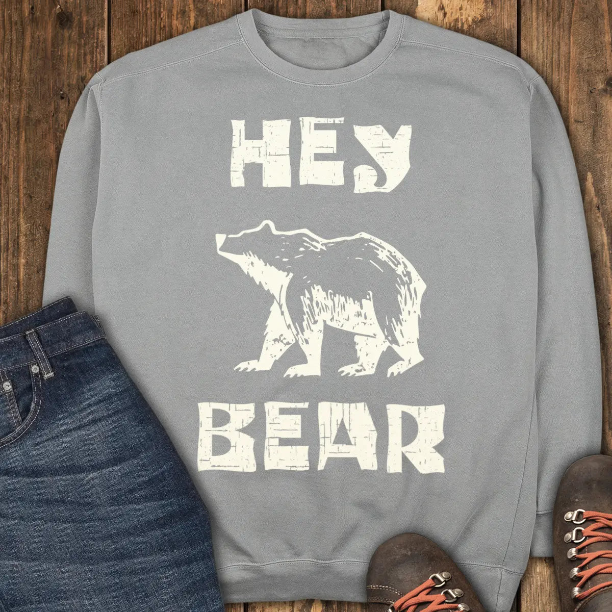 Hey Bear Sweatshirt - Grey
