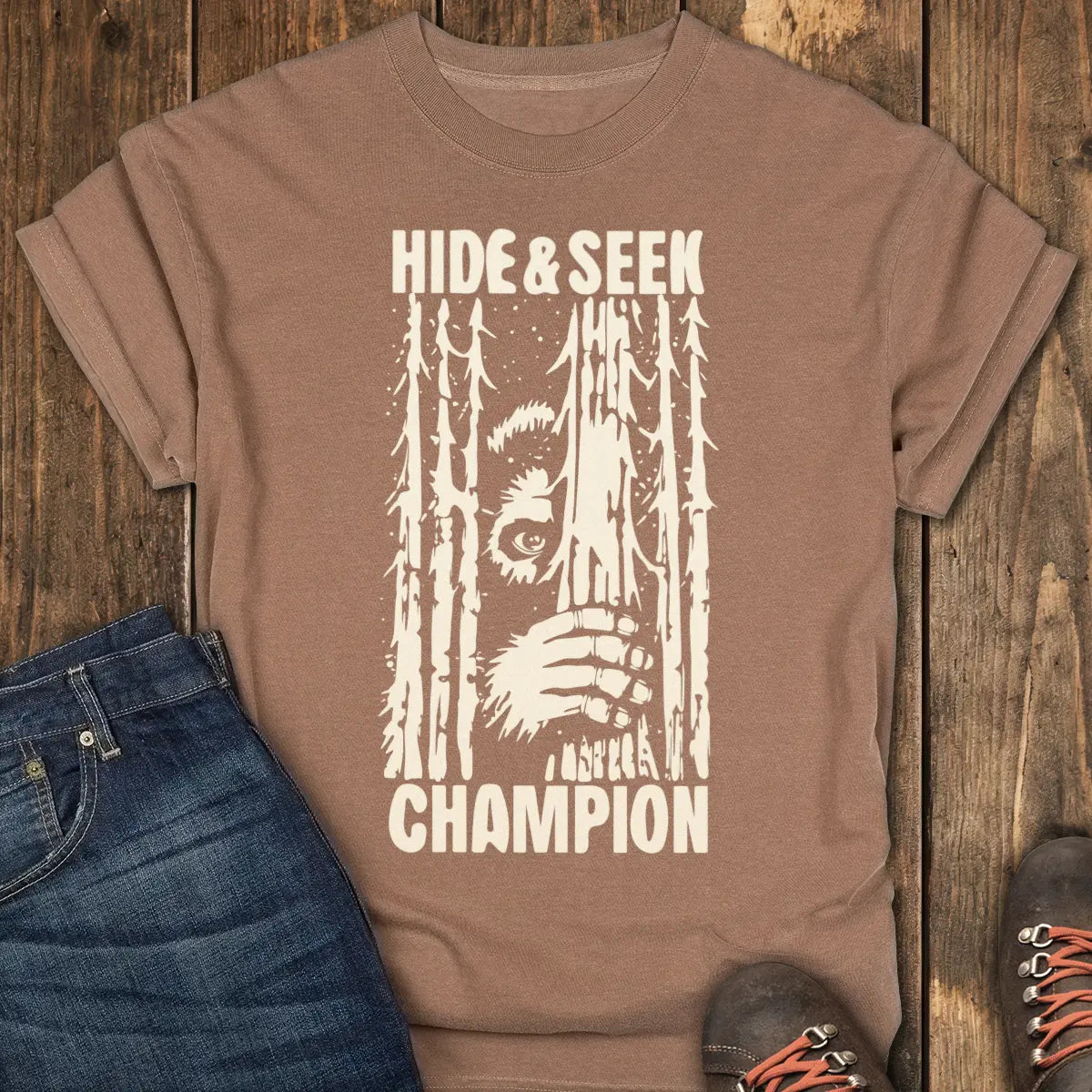 Hide & Seek Tee - Espresso
