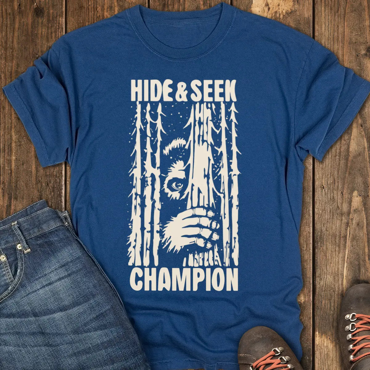 Hide & Seek Tee - Navy