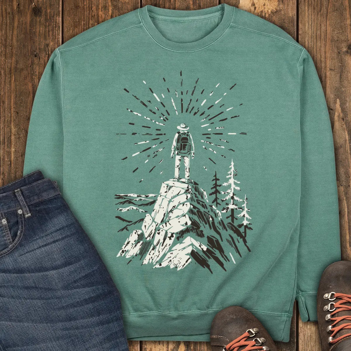 Higher Ground Sweatshirt - Light Green