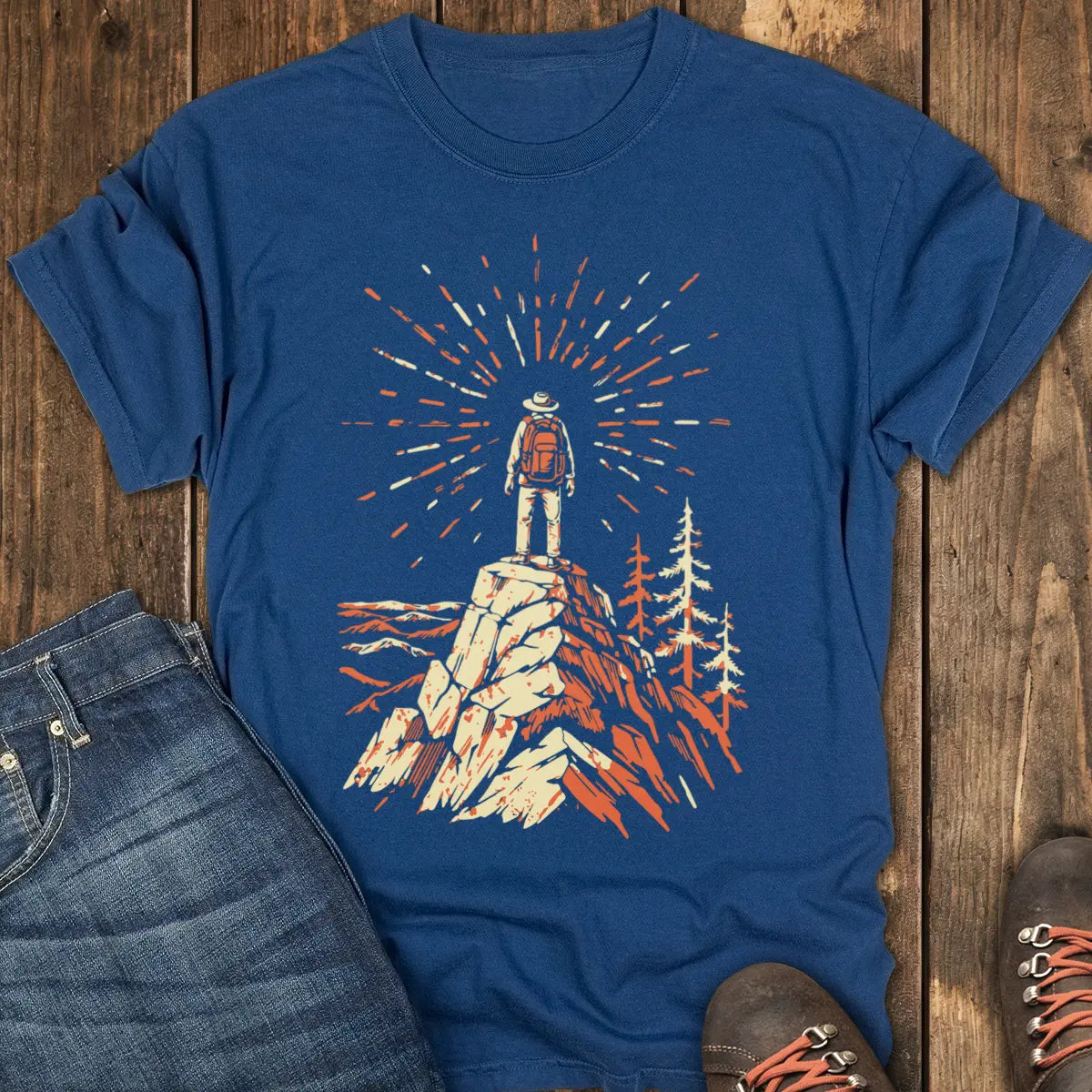 Higher Ground Tee - Navy